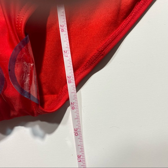 Hunter McGrady X  Playful Promises Curve Red Lace Detail One Piece Suit NWT 16 - Picture 16 of 16